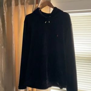 Polo velour hoodie